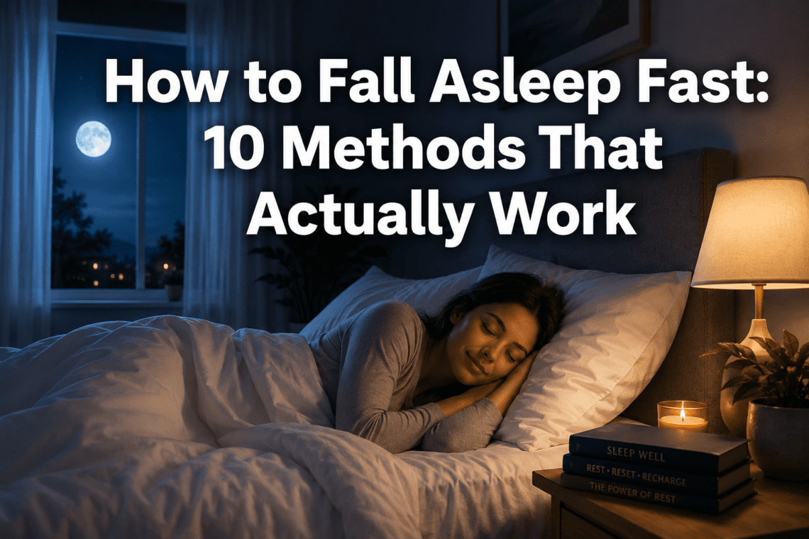 How to Fall Asleep Fast: 10 Methods That Actually Work
