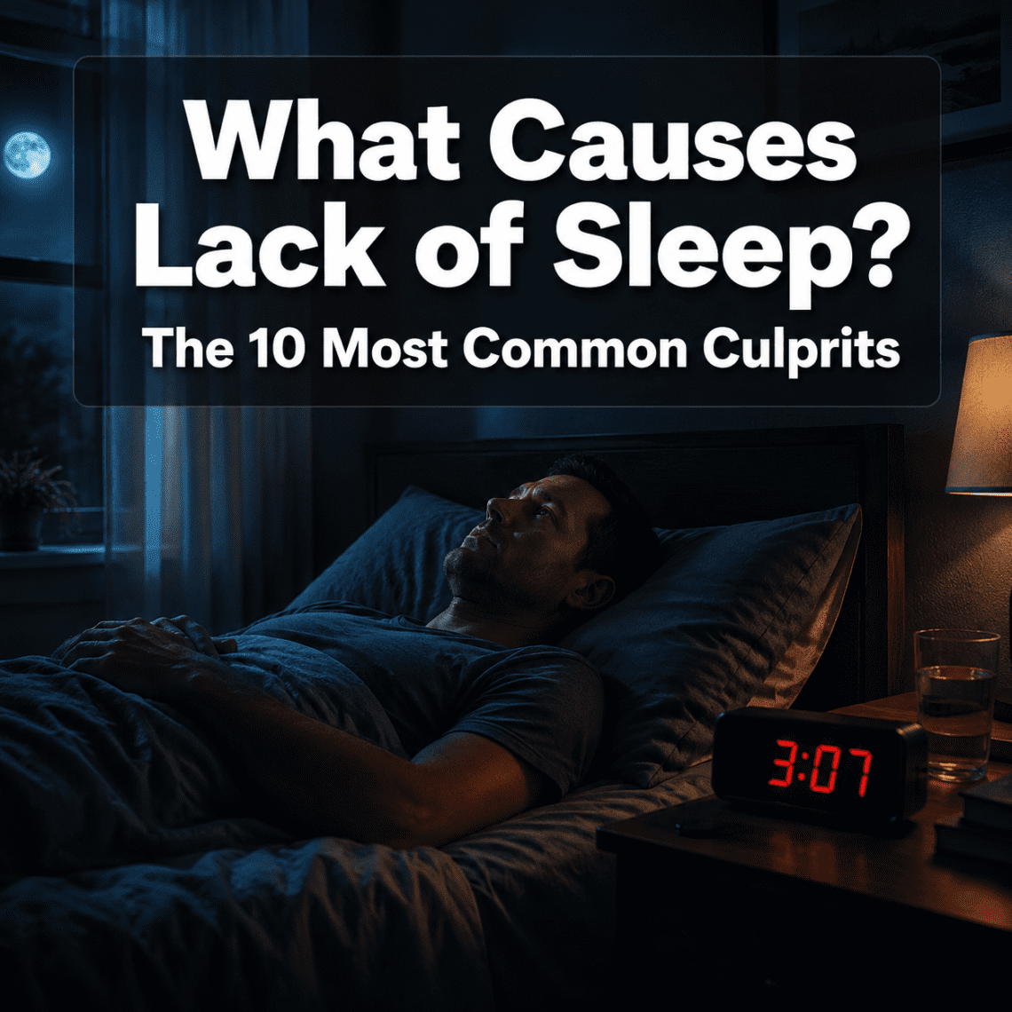 What Causes Lack of Sleep? The 10 Most Common Culprits