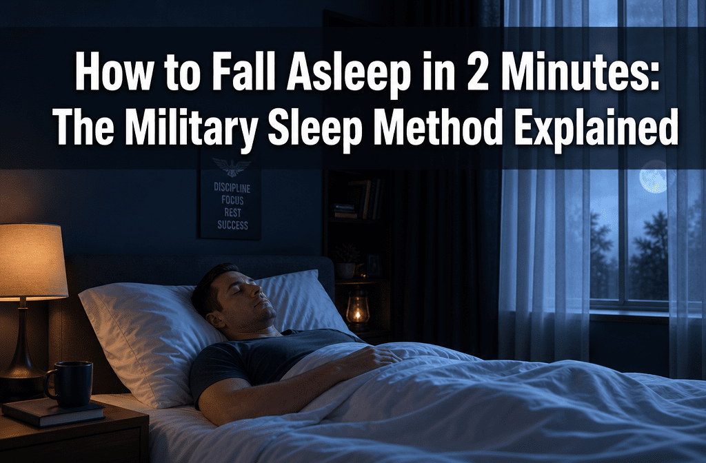 How to Fall Asleep in 2 Minutes: The Military Sleep Method Explained