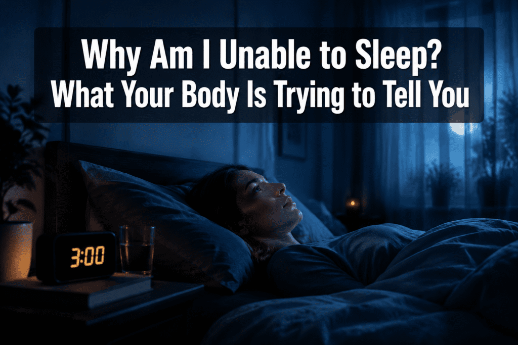 Why Am I Unable to Sleep? What Your Body Is Trying to Tell You