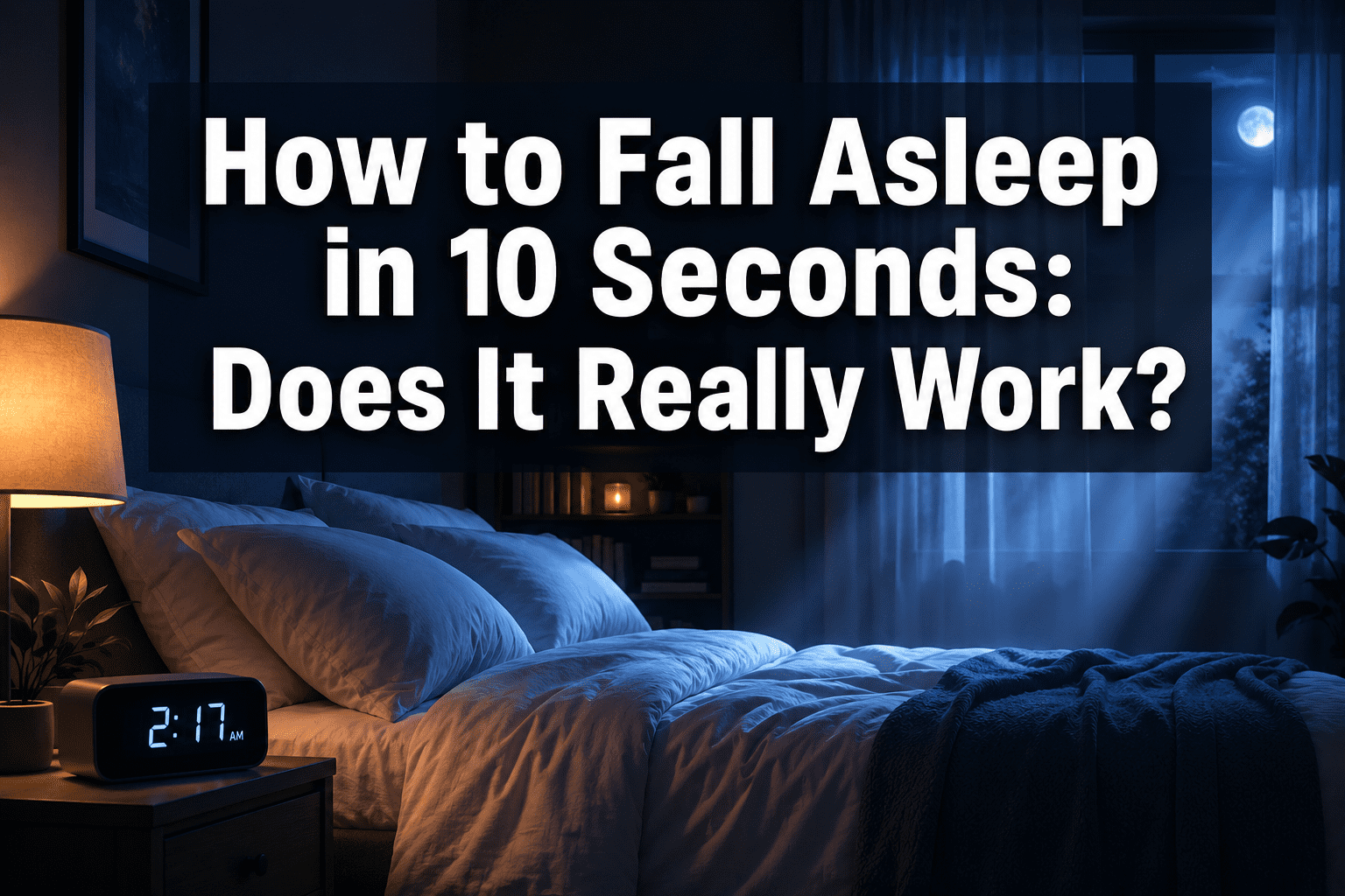How to Fall Asleep in 10 Seconds: Does It Really Work?