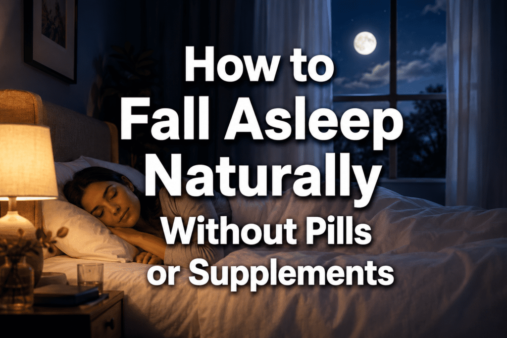 How to Fall Asleep Naturally Without Pills or Supplements