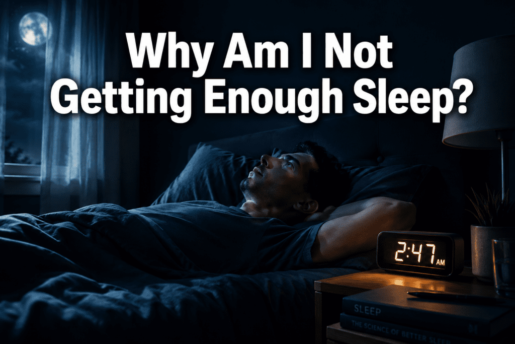 Why Am I Not Getting Sleep Even When I Go to Bed on Time?