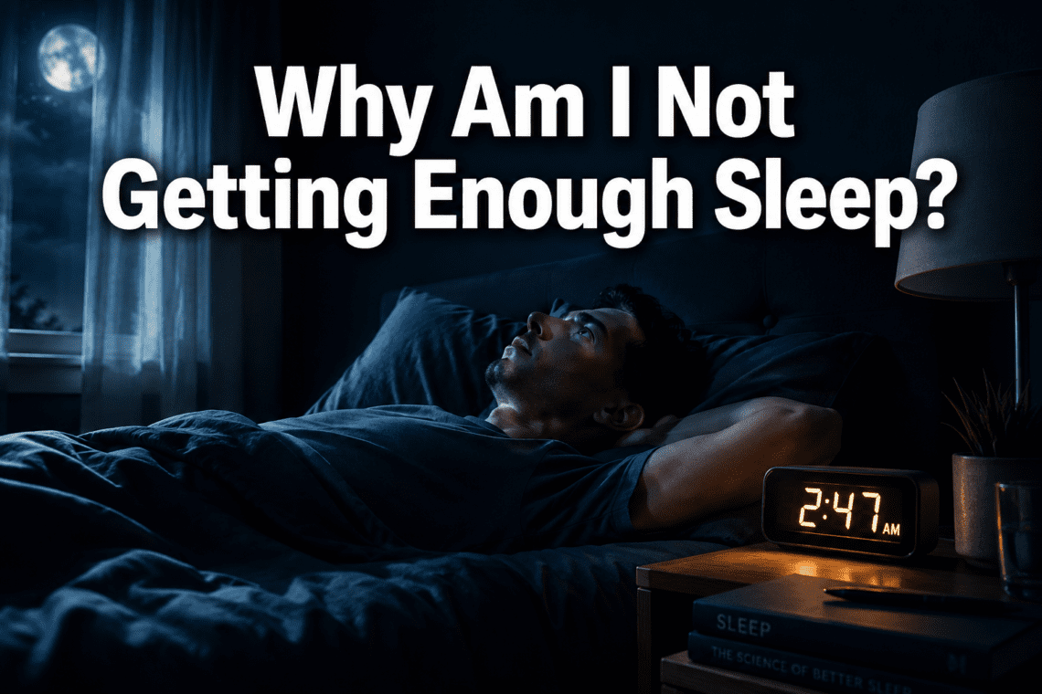 Why Am I Not Getting Sleep Even When I Go to Bed on Time?