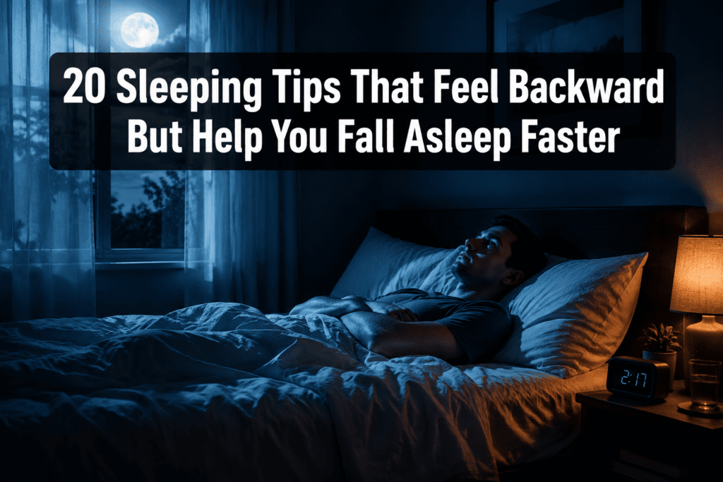 20 Sleeping Tips That Feel Backward - But Help You Fall Asleep Faster