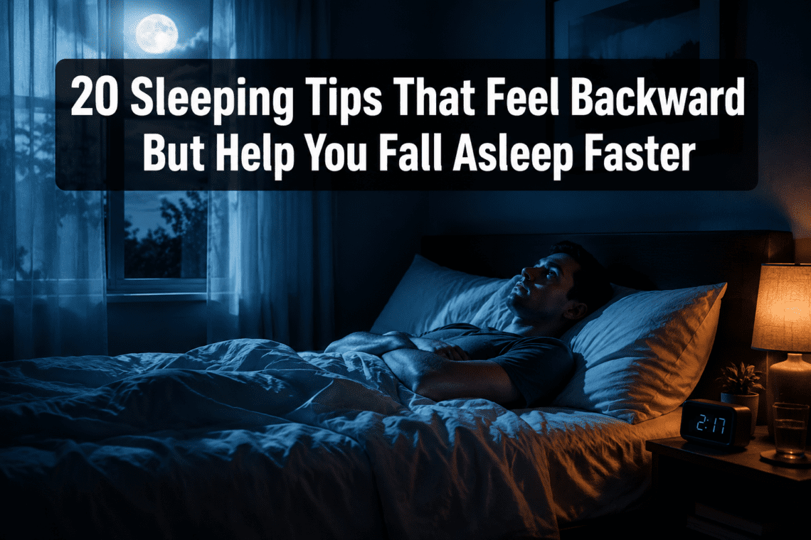 20 Sleeping Tips That Feel Backward - But Help You Fall Asleep Faster