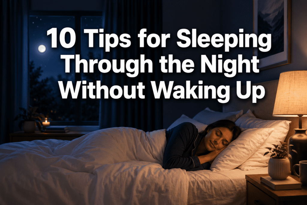 10 Tips for Sleeping Through the Night Without Waking Up
