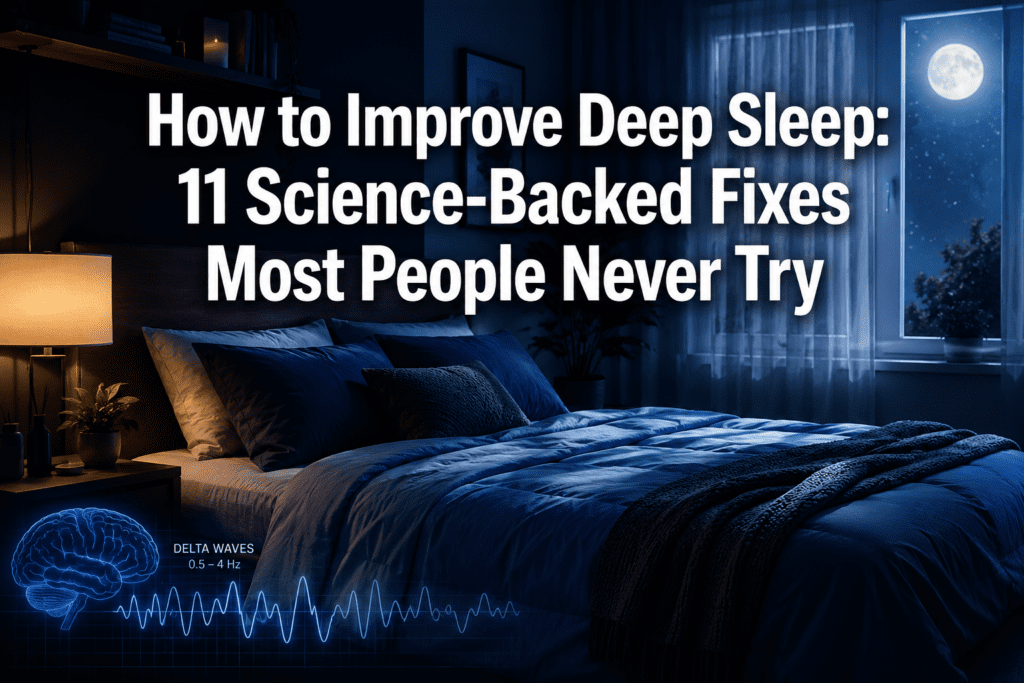 How to Improve Deep Sleep: 11 Science-Backed Fixes Most People Never Try