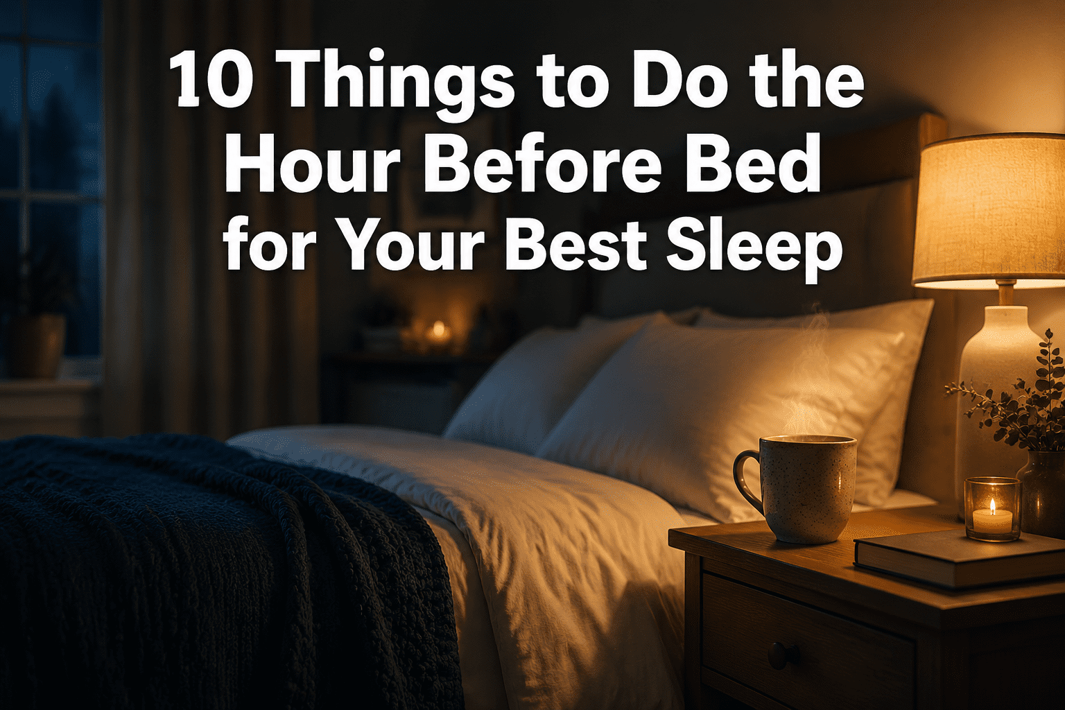 10 Things to Do the Hour Before Bed for Your Best Sleep