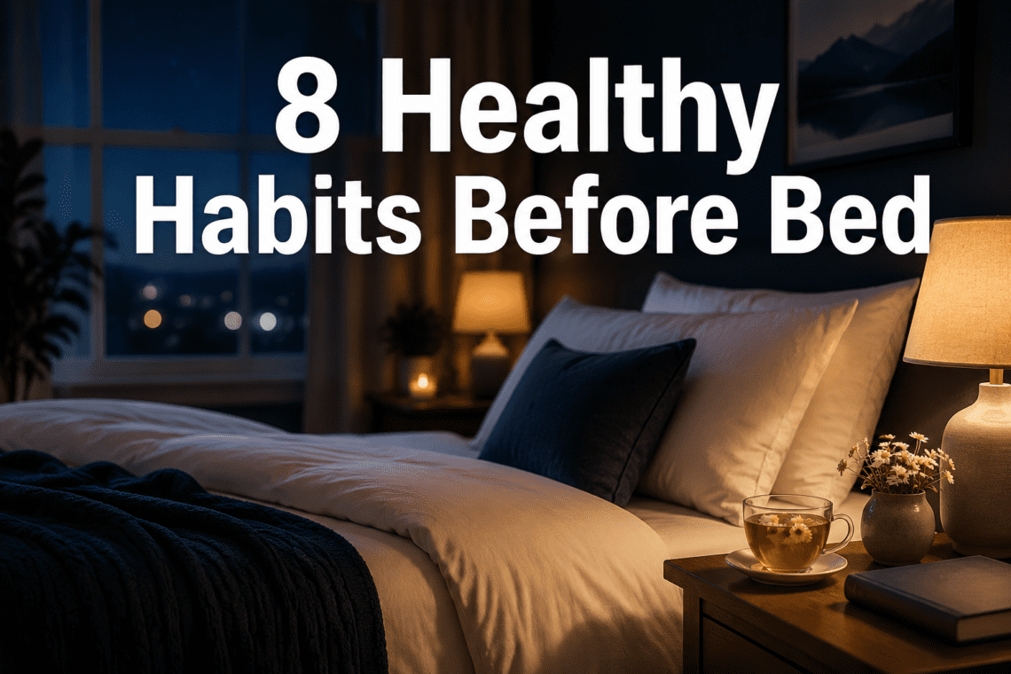 8 Healthy Habits Before Bed That Actually Help You Sleep