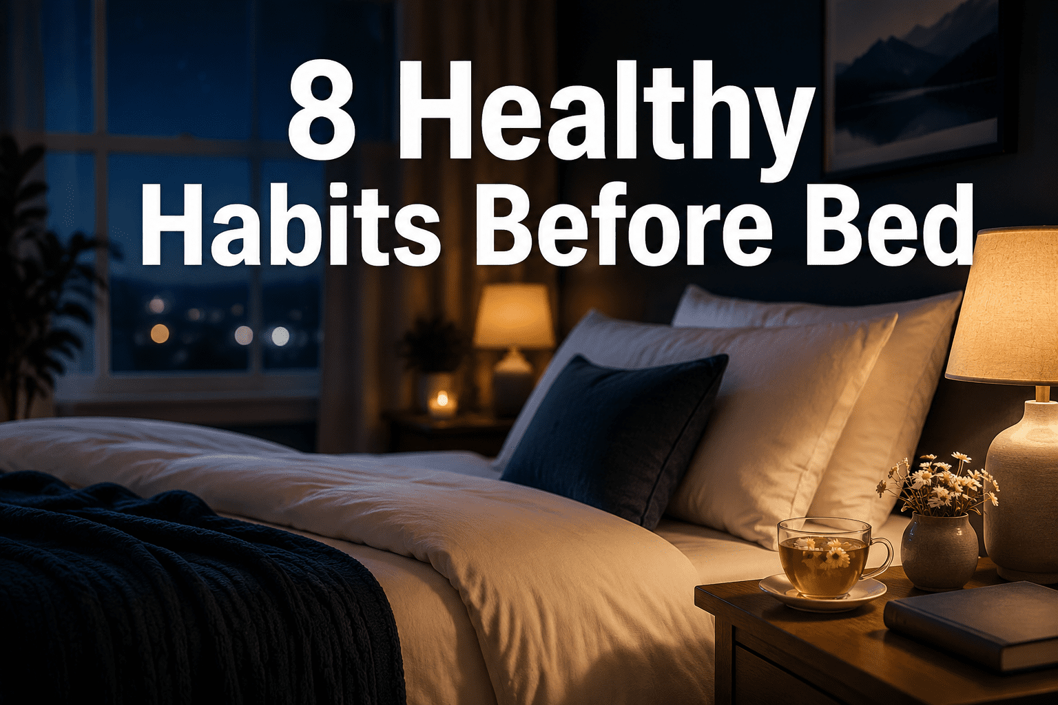 8 Healthy Habits Before Bed That Actually Help You Sleep