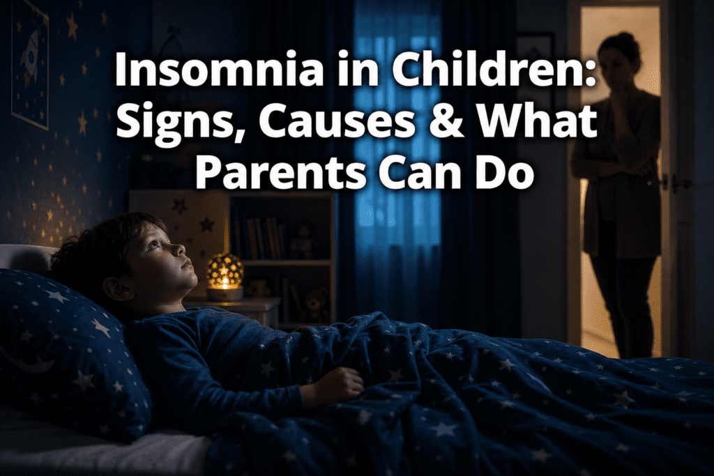 Insomnia in Children: Signs, Causes, and What Parents Can Do