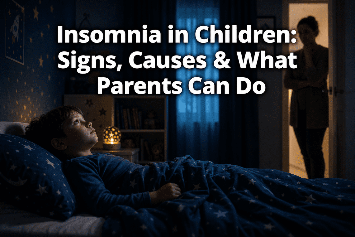 Insomnia in Children: Signs, Causes, and What Parents Can Do