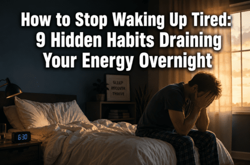 How to Stop Waking Up Tired: 9 Hidden Habits Draining Your Energy Overnight