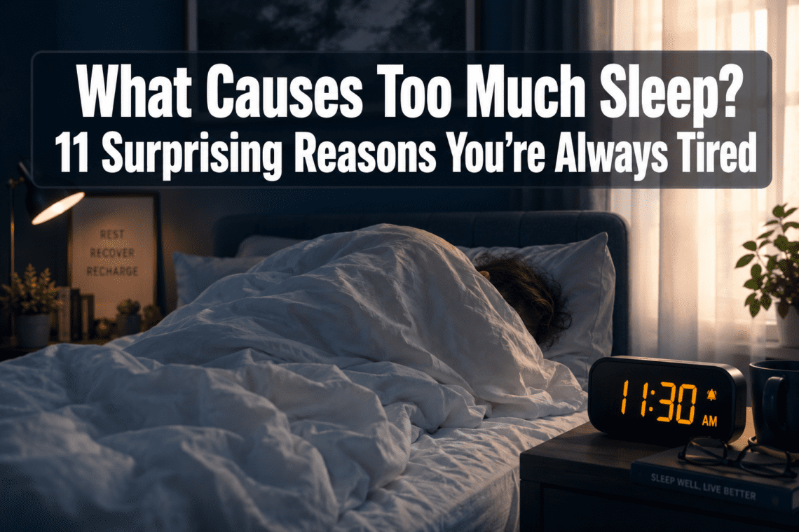 What Causes Too Much Sleep? 11 Surprising Reasons You're Always Tired