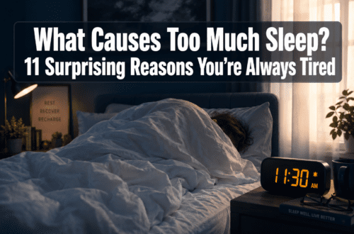 What Causes Too Much Sleep? 11 Surprising Reasons You're Always Tired