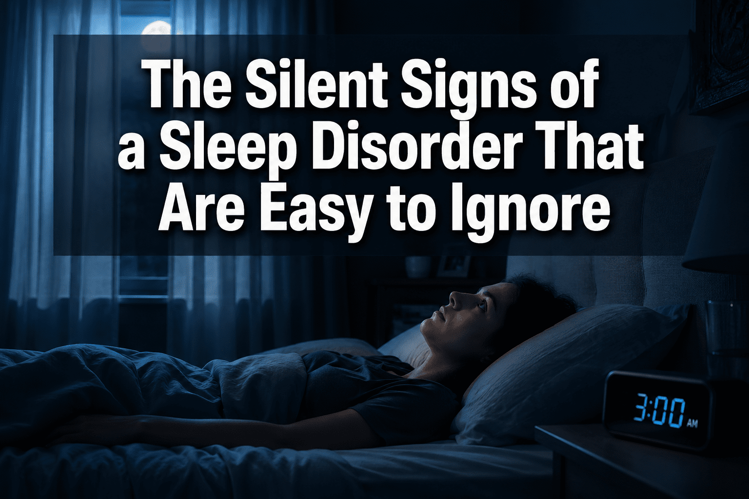 The Silent Signs of a Sleep Disorder That Are Easy to Ignore