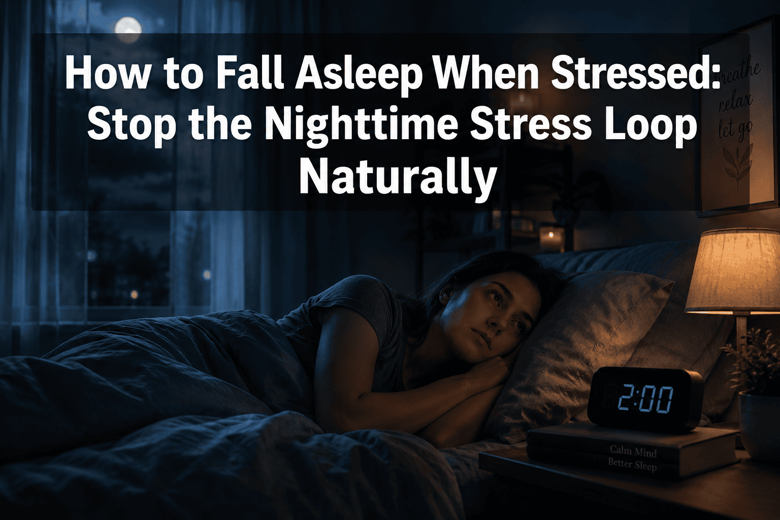 How to Fall Asleep When Stressed: Stop the Nighttime Stress Loop Naturally