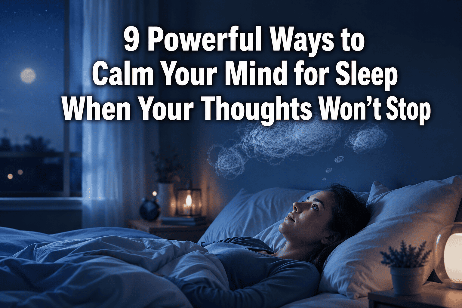 9 Powerful Ways to Calm Your Mind for Sleep When Your Thoughts Won't Stop
