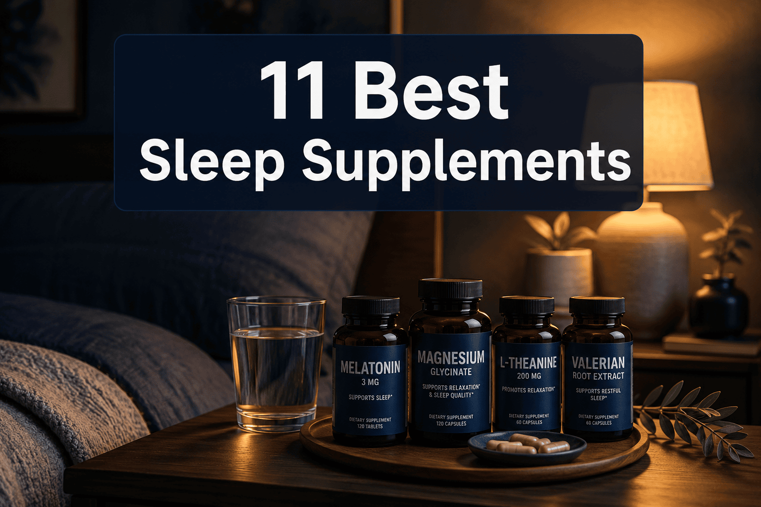 11 Best Sleep Supplements That Help You Fall Asleep Faster Without Feeling Groggy